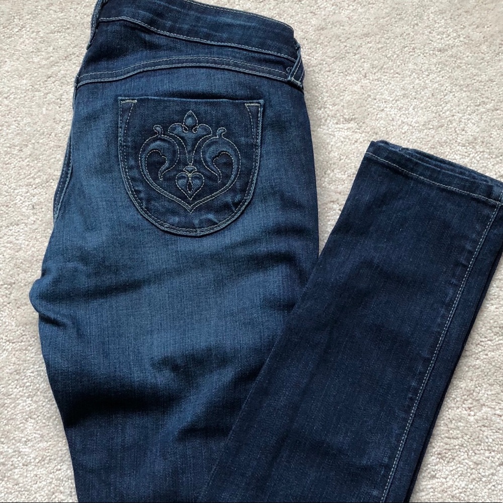 Siwy dark wash skinny jeans